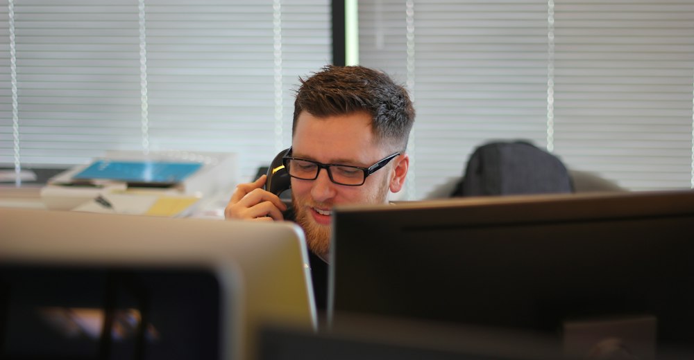 Dispatcher on the phone